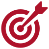 Target with an arrow in the bullseye